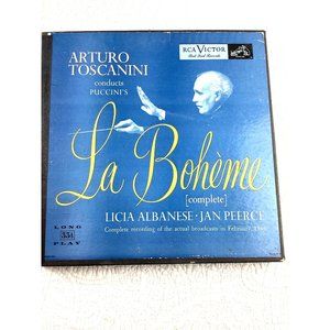 Arturo Toscanini *Puccini La Boheme Opera *1946*Libretto Italian English*RCA